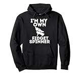 funny saying i do my own fidget spinner gymnast donne uomini felpa con cappuccio