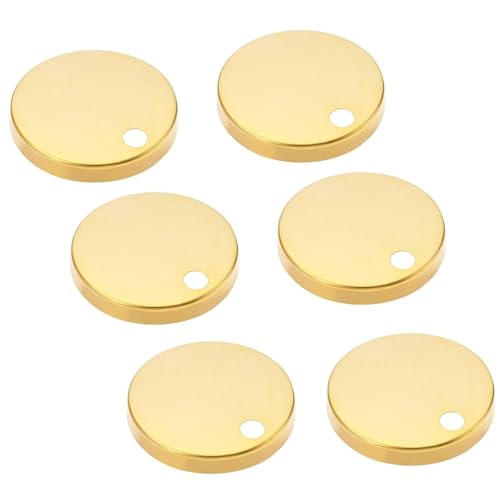 Juego de 6 bisagras de inodoro de acero inoxidable, bisagra de asiento de inodoro, inodoro y asiento de acero inoxidable, 60 mm universales