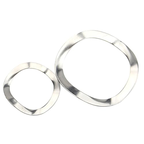 Mdingbao-V[bV[ M3 M4-M51 304 Stainless Steel Wave Washer Wave Crest Type Gasket Spring Washer, Ƒϋv(M16 x21 x0.3,10pcs