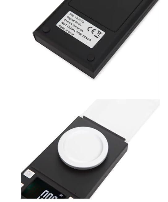 Báscula digital de cocina de alta precisión de 100 g, 0,001 g, báscula de peso de oro