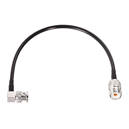 Superbat BNC Male to UHF SO239 Female RG58 Coax Cable 30cm 50ohm Antenna Extension Cable for CB Ham Radio Walkie Talkie - Image 2