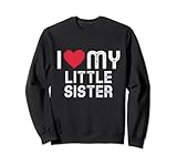 Photo Gallery amo la mia sister shirt family matching i heart my sister felpa Photo Gallery amo la mia sister shirt family matching i heart my sister felpa