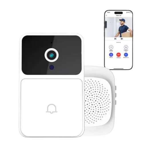 Campainha Inteligente Sem Fio com Wifi Câmera e Áudio Acesso Remo...