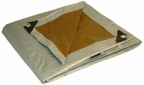 TARP BRN/SLV 12'X16'