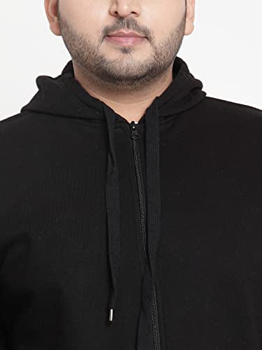 Image of Scott International Men's Solid Cotton Hoodies for Men Sweatshirt for Men Stylish Hooded Sweatshirt for Men with Zip Stylish Winter Wear with Hood and Pockets