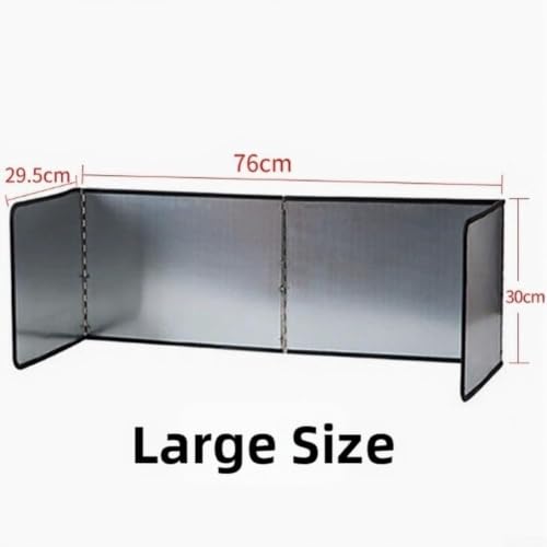 Protector de aceite para estufa de gas en papel de aluminio plegable juego de 5 piezas 2