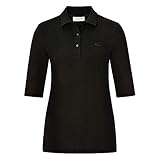 polo lacoste mujer precio Logotipo bordado en el pecho Lacoste - Polo de manga corta para mujer. Negro (031) 52