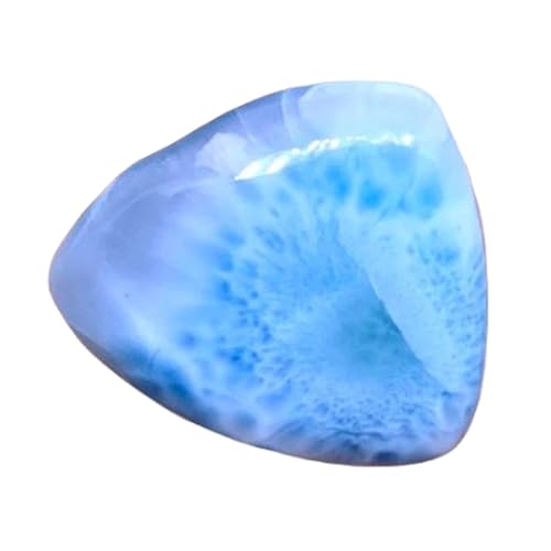 Larimar véritable GH_NAT_07107 gemme haut de gamme taillée en triangle 24mm