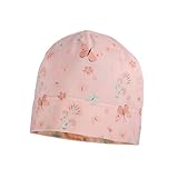 maximo Kids Girl-Beanie Schmetterling Jersey Bedruckt Baumwolljersey