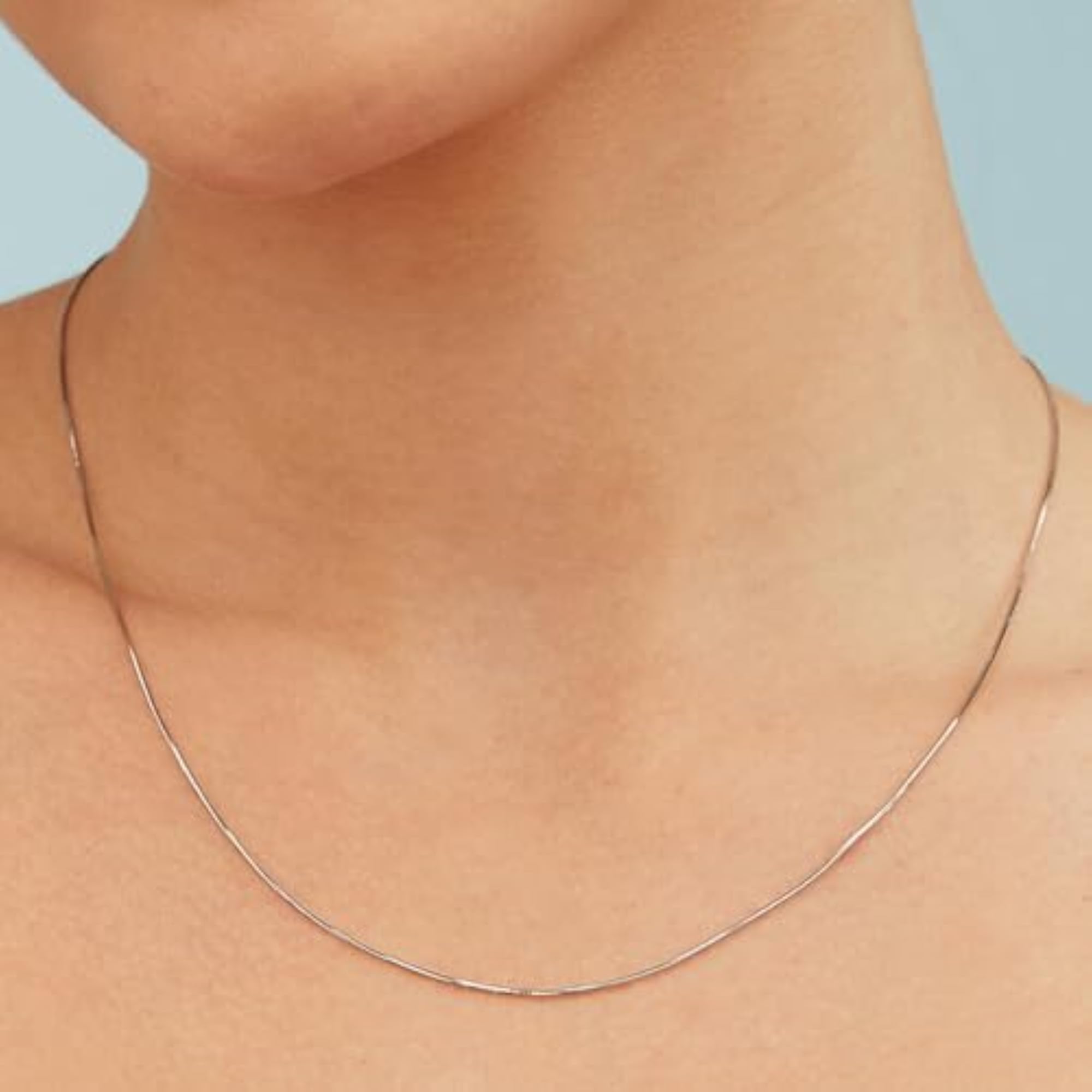 Women's 925 Sterling Silver Subtle Elegance Rhodium Plated Chain