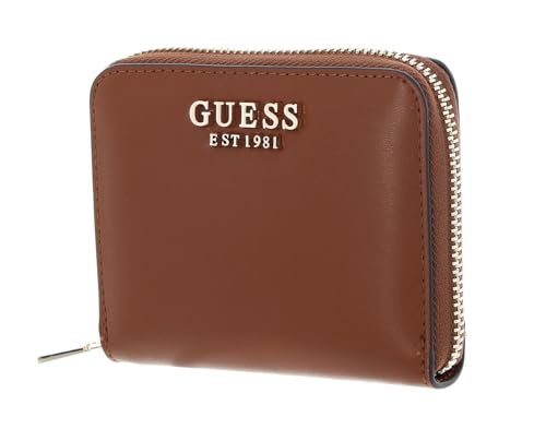Mini portefeuille GUESS Laurel marron pour vos sorties et soirées