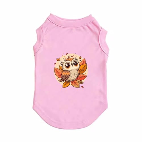 ZSDGBZ 犬服 ピンク 通気性メッシュ小中型犬服Tシャツ 犬の服 夏 犬服 Tシャツ メッシュ 4XL タンクトップ ペットウェア おしゃれ かわいい 小型犬 中型犬 袖なし 通気性 春夏 秋 柔らかさ シャツ