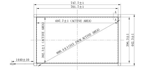 GreenTouch 32 inch 10 points IR Touch Overlay, Infrared Touch Frame, IR Touch Screen Panel for LCD monitor,kiosk…