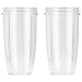 Replacement Cup for Nutribullet Replacement Parts 32oz for Nutri Bullet 600W and 900W, Pack of 2