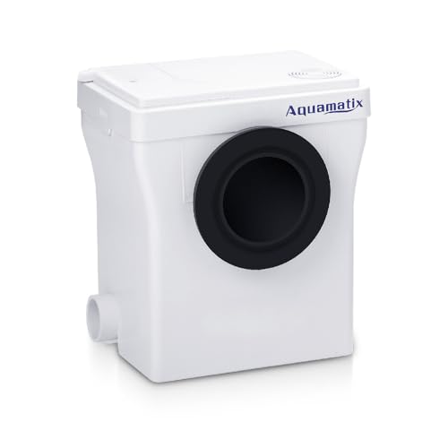 Aquamatix Cubo 400W Bomba de Residuos Triturador Sanitario Compacto Silencioso para Inodoro,...