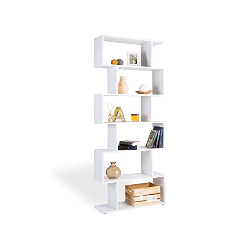 Estanterías para Libros Baratas Blanco Marca duehome