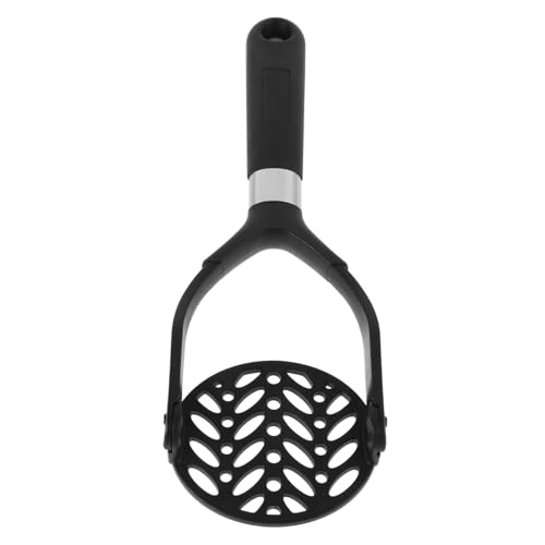 GREENADSCAPE Machucador Trituradora Comercial Triturador De Papas Pequeño Machacador Plegable Trituradora De Trabajo Pesado Triturador De Alimentos Triturador De Mano Black Nylon
