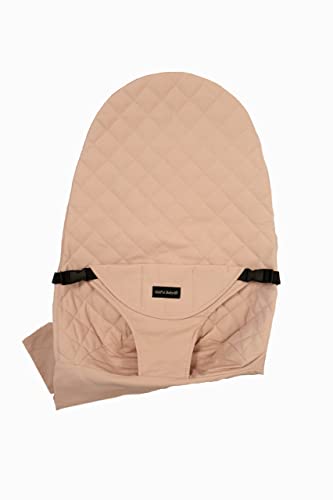 Miniatura 4 de Galpat Baby Funda Hamaca Alcochada Compatible Babybjorn Y Galpat Baby - Asiento Hamaca Plegable - Algodón Antialérgico 100 Natural - Color Rosa