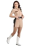 Fun Costumes Women's Reno 911 Lt Dangle Costume | Adult Police Officer Outfit with Accessories for Halloween Party Small