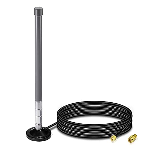 Bingfu Lora Antenne 868 MHz 3 dBi Fiberglas Lorawan Antenne mit Magnetfuß 3 Meter Verlängerungskabel für RAK Nebra Bobcat HNT Helium Hotspot Miner SyncroBit LoraWan Gateway Lora Modul