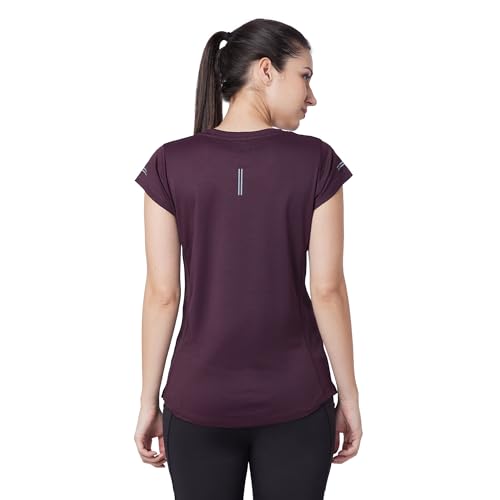 Image of berge' Ladies Polyester Dry Fit Western Shirts & Tshirts for Women, Quick Drying & Breathable Fabric, Gym Wear Tees & Workout Tops|Half Sleeve T-Shirt|Running Tshirts for Women