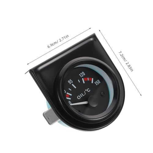 Indicador de panel de instrumentos con medidor de presión de aceite 12V 2