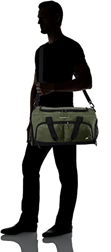 Ultimate Gym Bag 2.0: The Durable Crowdsource Designed Duffel Bag With 10 Optimal Compartments Including Water Resistant Pouch (Green, Medium (20")) #TOP6