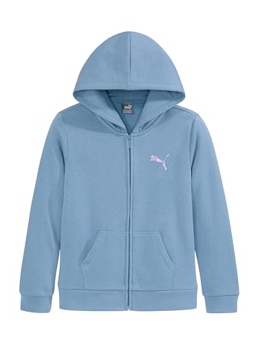 Image of PUMA Girls' Core Logo Zip Up Hoodie