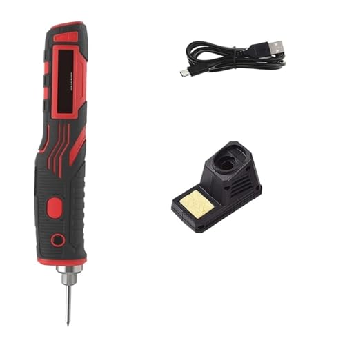 はんだごて セット 480℃ コードレス電気はんだごてキット 1800mAh 充電式はんだごてツール プロフェッショナルポータブル溶接ツール DIYや修理に多目的に使える(006A-8W)