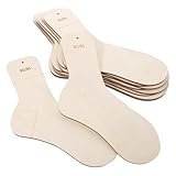Mikikit Bloccanti per Calzini in Legno 10 Pezzi Set Forme per Calze Fatte a Mano Tenditori per Calzini da Lavorare a Maglia Strumenti Portatili per Mantenere la Forma e Organizzare
