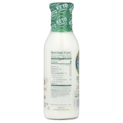 Walden Farms Near Zero French Vanilla Coffee Creamer, 355 ml, 12 oz.