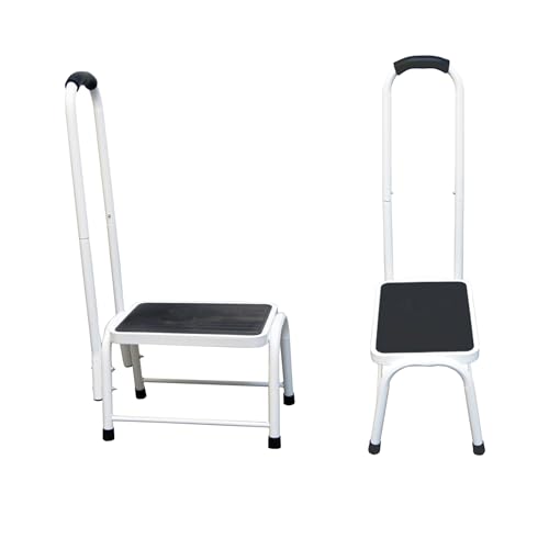 Easylife Safety Step Stool with Handrail, Bath Stool, Mobility Step, h28cm, 89cm Rail - Fully Guaranteed