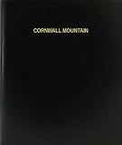 BookFactory Cornwall Mountain Log Book/Journal/Logbook - 120 Page, 8.5''x11'', Black Hardbound (XLog-120-7CS-A-L-Black(Cornwall Mountain Log Book))