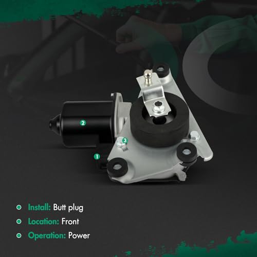 Image of SCITOO Front Wiper Motor with Control Module Replacement for 1994-2005 for Chevrolet for Astro,1994-2005 for GMC for Safari Wiper Motor 22121186 5 Pins | Direct fit for 1994-2005 For Chevrolet For Astro|Replaces OE 22121186|5 Pins|Fit for Front Wiper Motor With Control Module