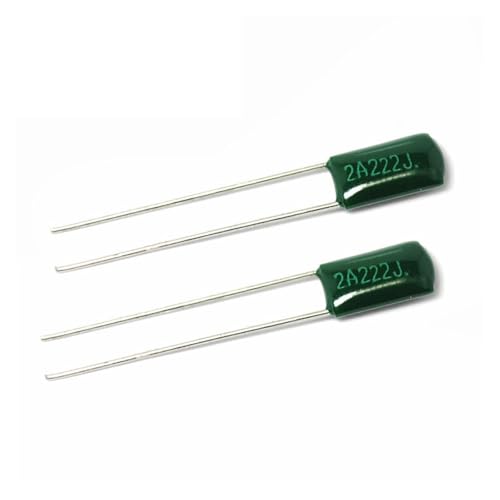 Condensateur à film polyester 2A222 100V 2200pF haute isolation pour l'audio, lot de 50
