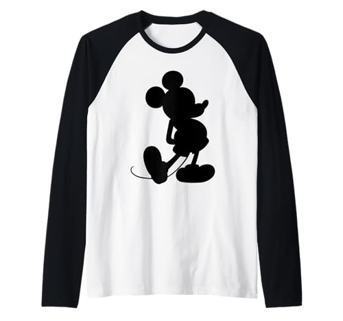 T-shirt Mickey Disney Silhouette Raglan, le cadeau idéal pour fans