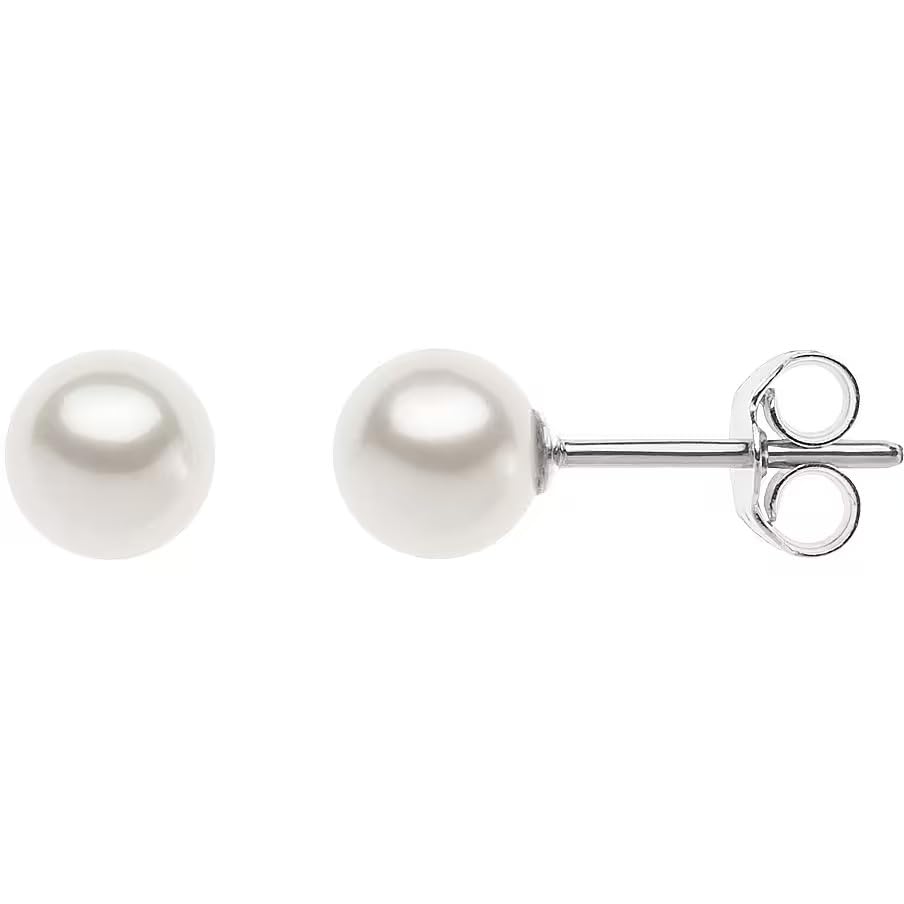 Histoire de la Lumière boucles d'oreilles perles blanches le cadeau idéal