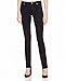 7 For All Mankind Women's Kimmie Straight Jean In Slim Illusion Luxe Black