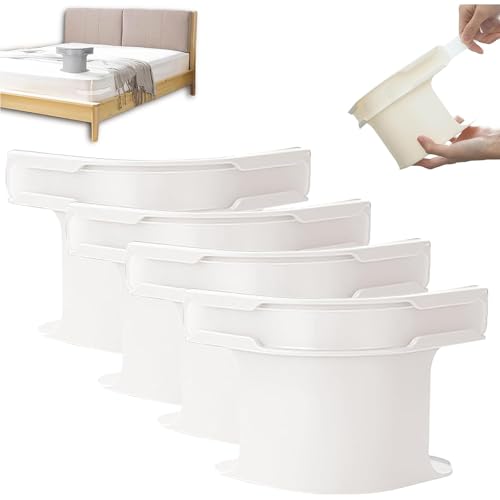 LAIKAIEU Supports De Draps, Porte-draps De Lit avec des Bandes De Verrouillage, Clips De Feuille De Verrouillage sans Glissement, Attache Drap pour Tous Les...