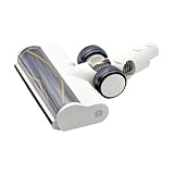 Update Vacuum Electric Floor Brush ,Compatible for Dreame, T30 R10 R30 R20 Soft Roller Head Attachment with Dust Lights(White)