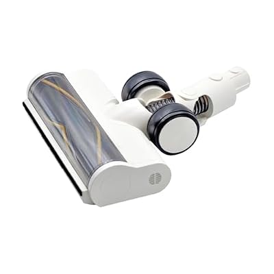 Update Vacuum Electric Floor Brush ,Compatible for Dreame, T30 R10 R30 R20 Soft Roller Head Attachment with Dust Lights(White)