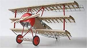 Maquette avion en bois : Fokker DR-1 Triplane - Guillows - Rue des