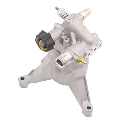 Hutdkte Universal Power Pressure Washer Pump - 3000-3200 PSI, 2.5 GPM, Aluminum, Silver, Modern Style, 7/8\" Vertical Shaft, Fits Many Models