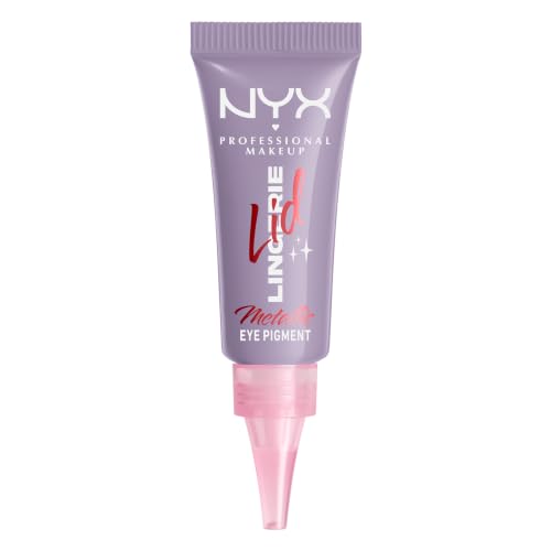 Image of NYX Professional Makeup Lid Lingerie Cream Eye Pigment Eyeshadow - Up to 24H Wear, Infused with Hyaluronic Acid, Smudge-Proof & Transfer-Proof Cream Shadow - Lacy Lilac