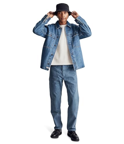 Amazon.com: Madewell Mens Relaxed Straight Workwear Pants Deep