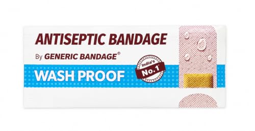 Image of Rakhecha medical stores Band Aids | Washproof First Aid Bandage | Flexible & Breathable | 40 Strips For Kids and Adults