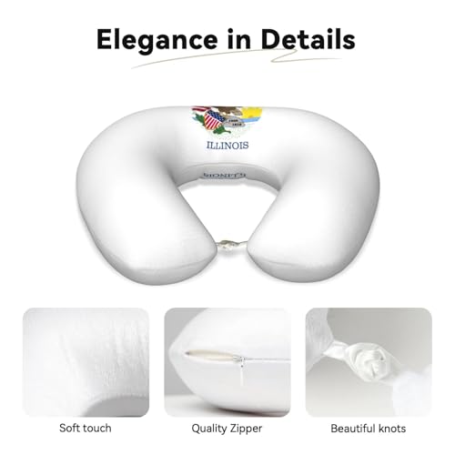 Almohada de espuma de memoria con soporte para cuello miniatura 4