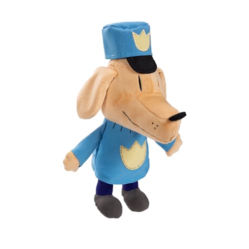 Jakks Pacific Dog Man - 32 cm Funktionsplüsch Figur, hochwertiges Plüschmaterial, Ohren flattern, zur Ergänzung der Dog Man-Buchsammlung, ab 4 Jahren geeignet