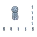 Résine : les petits ornements de Bouddha sont fabriqués en résine, qui sont durables.