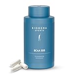 BIOGENA SPORTS BCAA 500 Kapseln - BCAA Aminosäuren Kapseln hochdosiert - Vegan - 2:1:1 Verhältnis - Kölner Liste® - 2000mg pro Tagesdosis - Ohne Süßstoffe - 120 Kapseln​